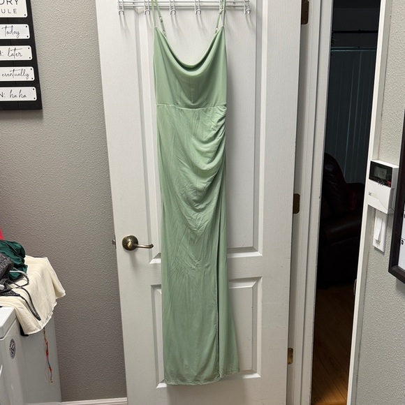 Elegant Sage Green Hello Molly Maxi Dress - Picture 1 of 6